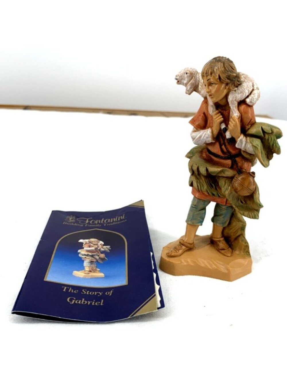 Fontanini Gabriel Figure 72551 Italy 1992 Nativity 5" Vintage